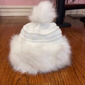 Faux Fur White Russian Hat